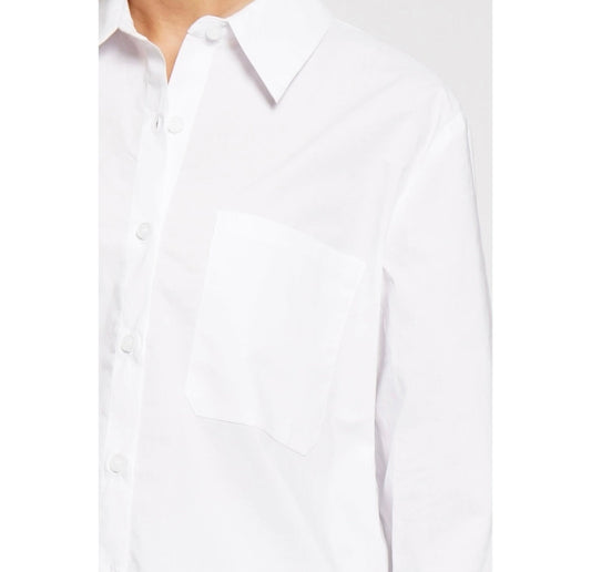CLASSIC BUTTON DOWN SHIRT- WHITE