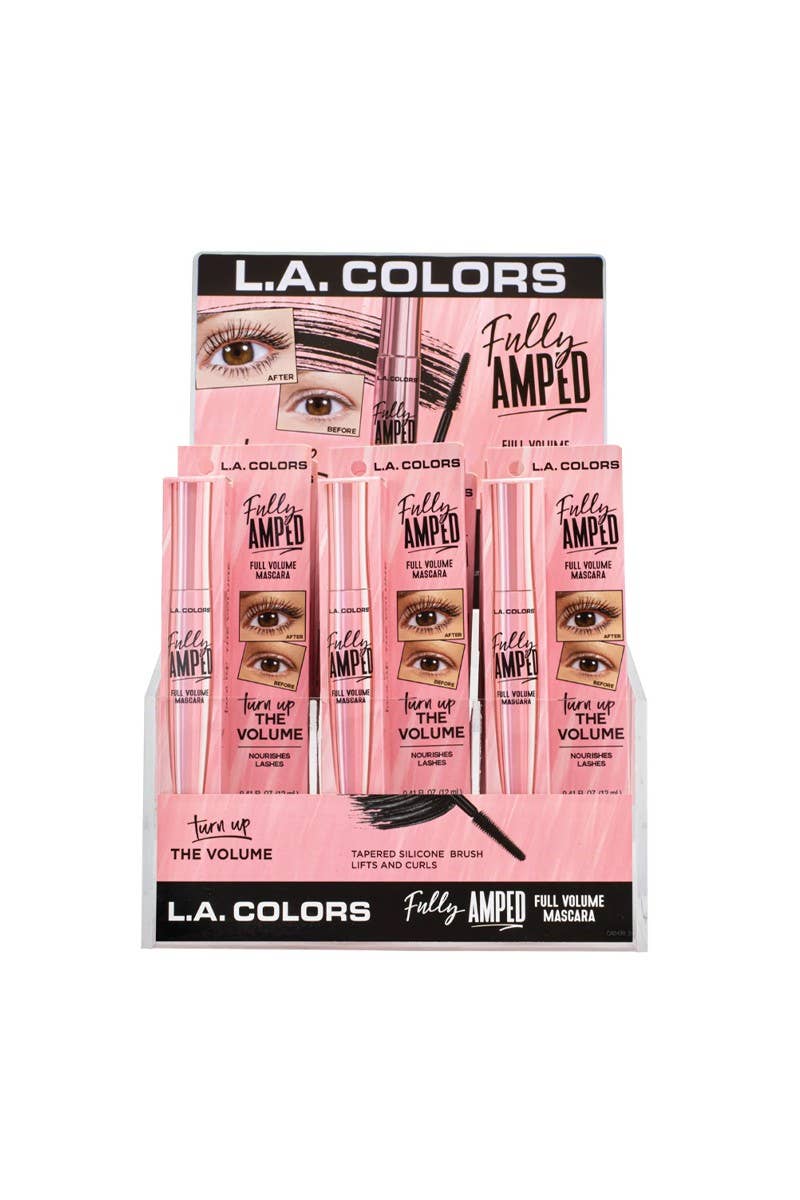 LA Colors CAD490 Fully Amped Mascara Display Set - 18pc