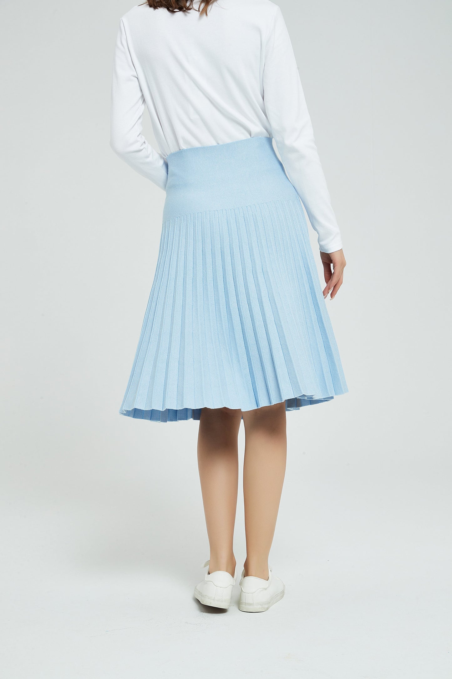 MM YEAR ROUND PLEATED - LIGHT BLUE DENIM