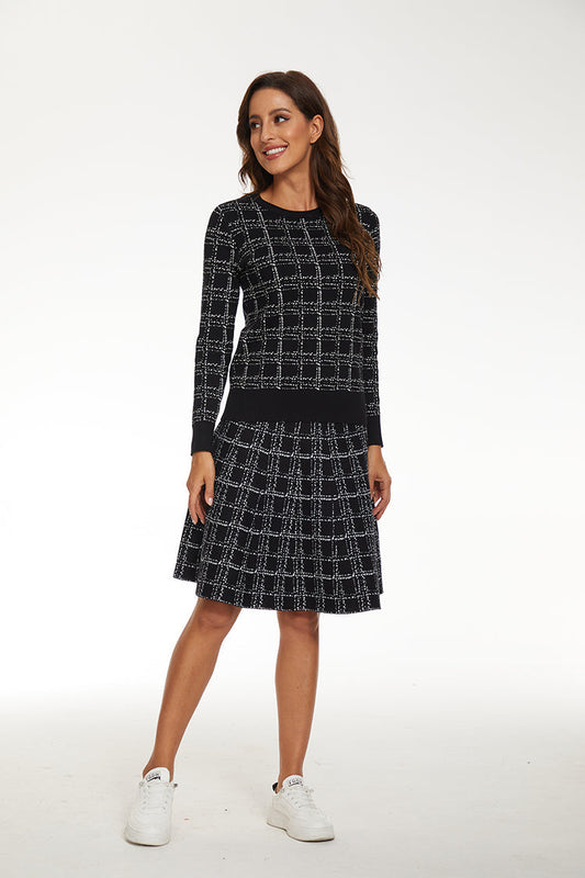 AMAZING MM SKIRT - YR RND BLACK TWEED