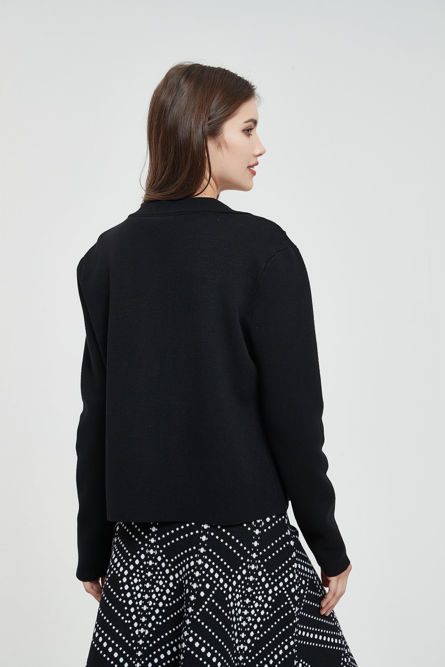 MM KNIT DOUBLE BREASTED BLAZER