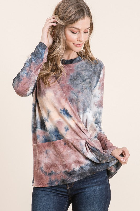 TIE DYE WRAP T