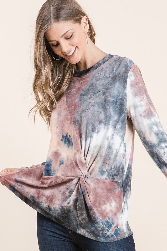 TIE DYE WRAP T