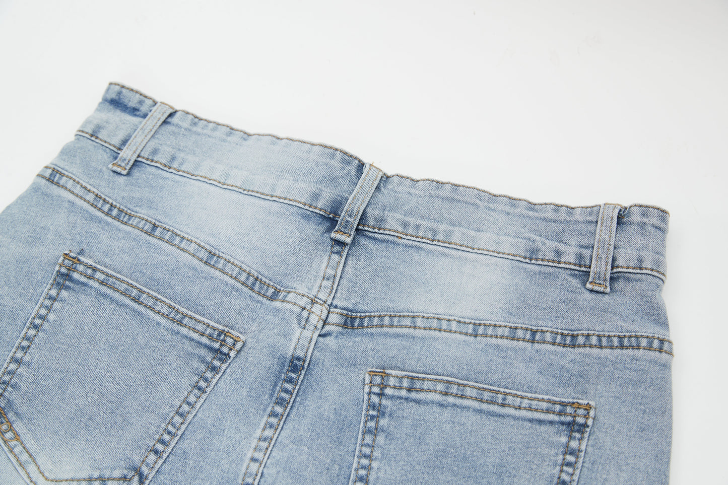 ACID WASH DENIM PERFECTION SKIRT byMM