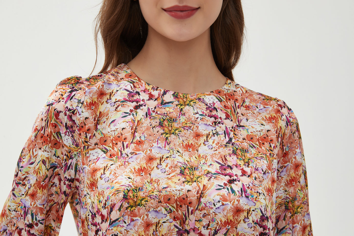 SILKY 1/2 SLEEVE BLOUSE byMM