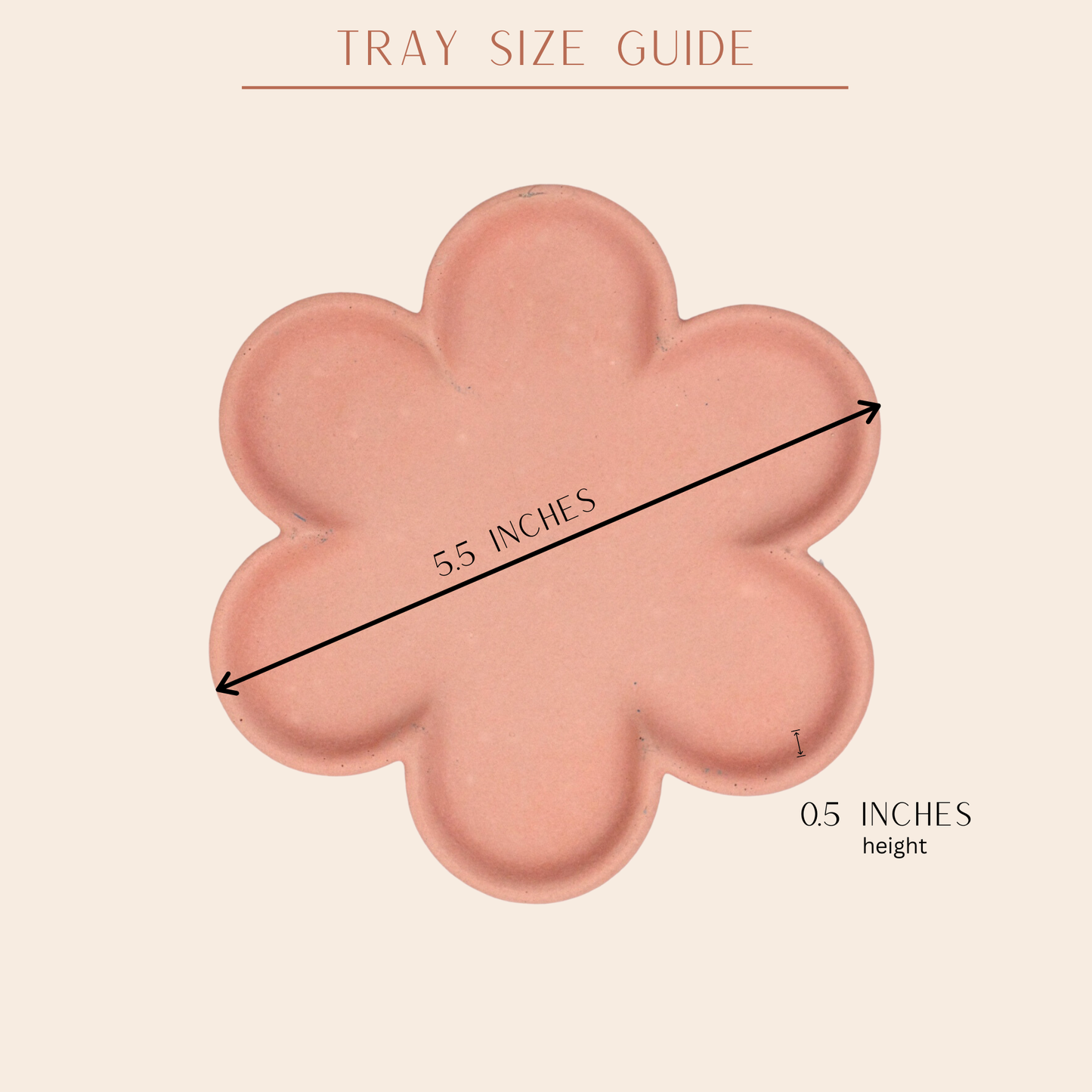 Flower Power Tray: Blush