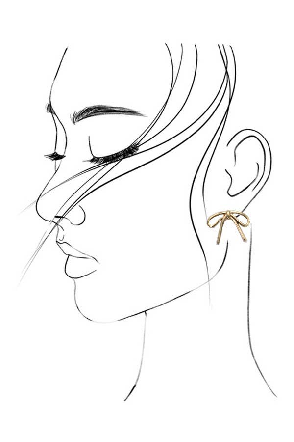 CHIC BOW EARRING | 80E2380