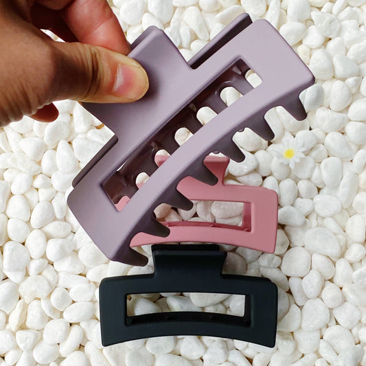 Monotone Hair Claw Set: Black