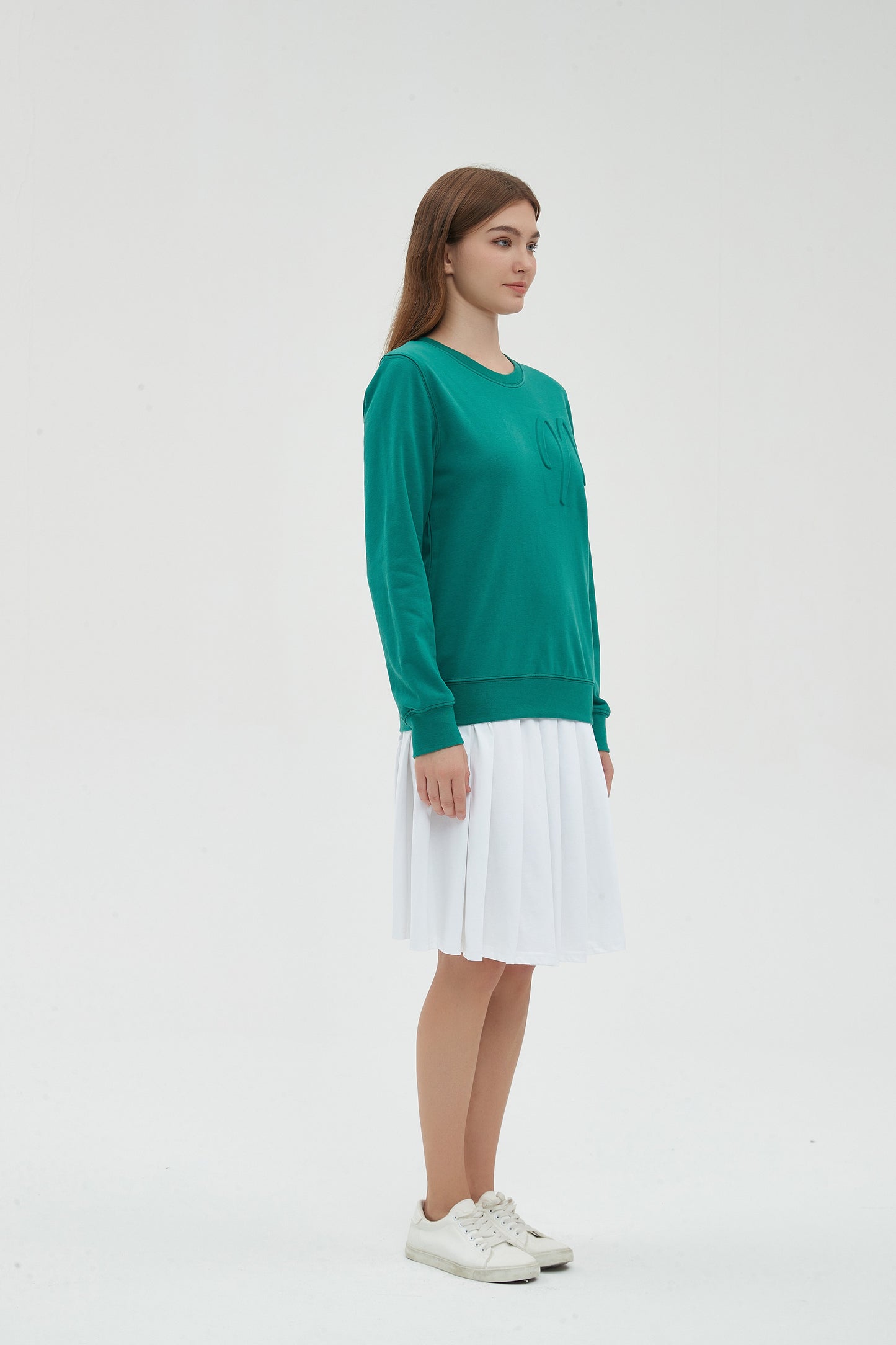 M LOGO PERFECT SWEATSHIRT - HUNTER GREEN
