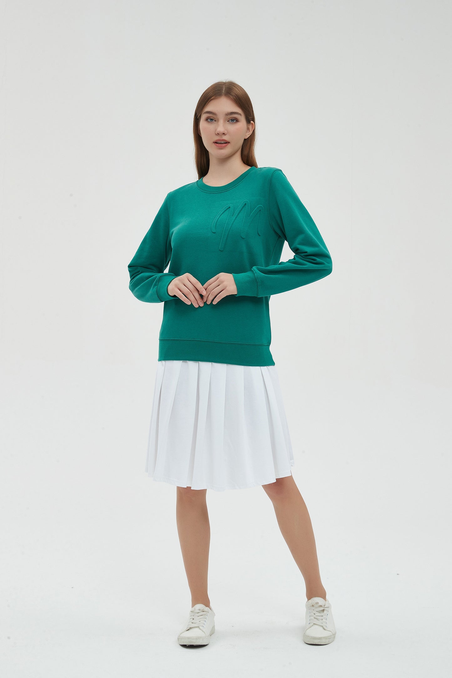 M LOGO PERFECT SWEATSHIRT - HUNTER GREEN