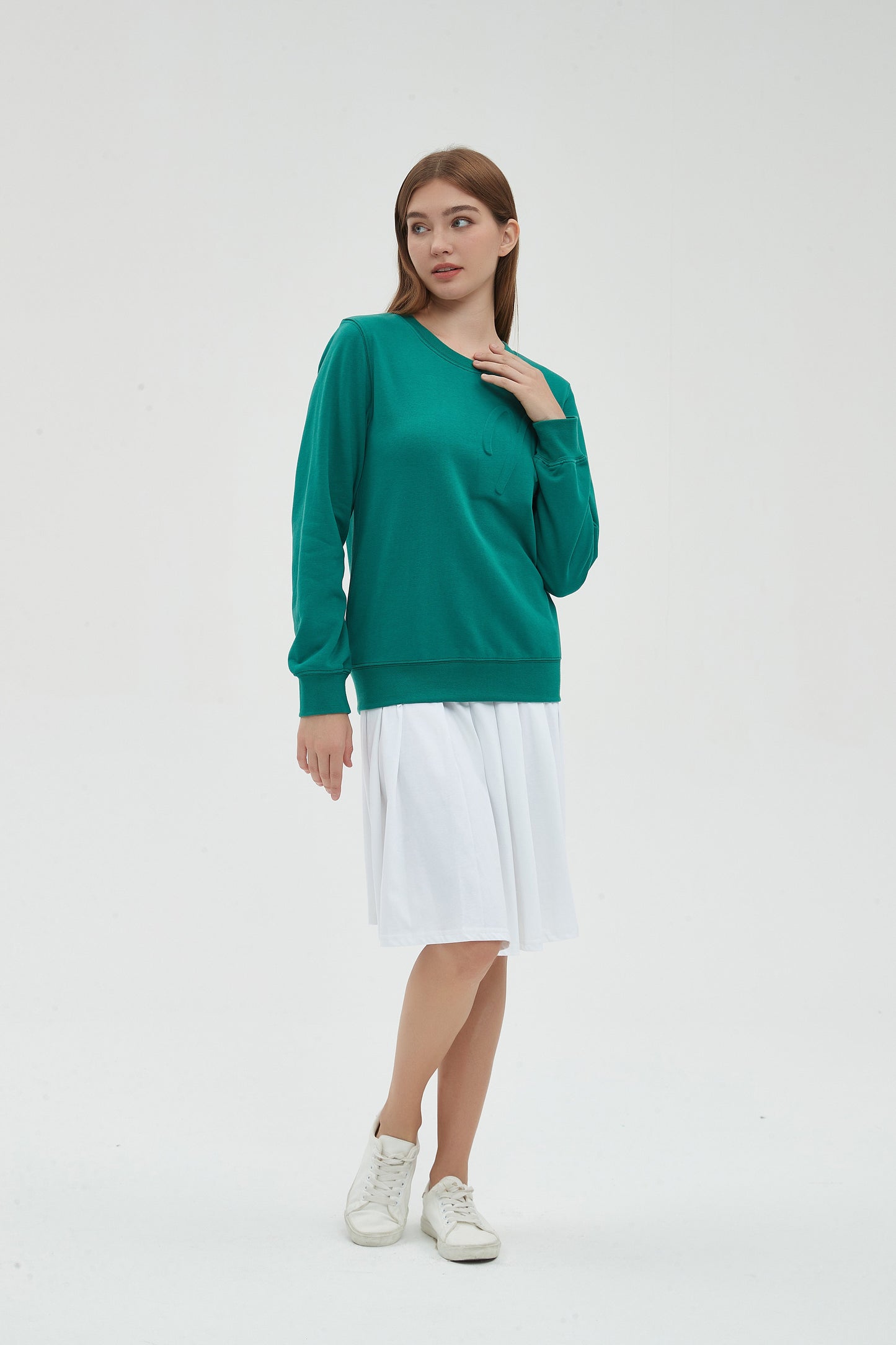 M LOGO PERFECT SWEATSHIRT - HUNTER GREEN