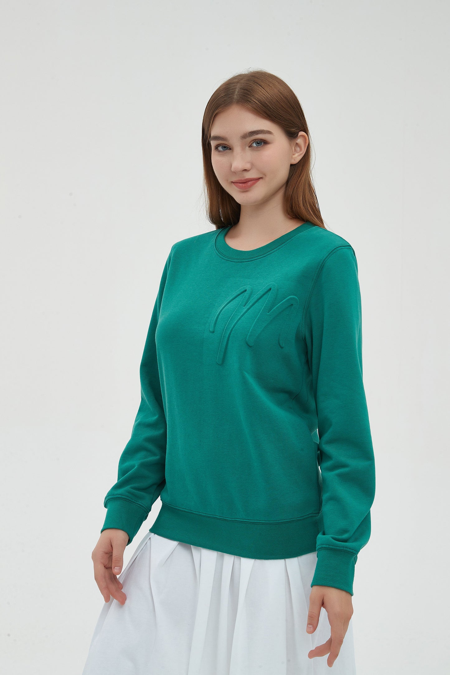 M LOGO PERFECT SWEATSHIRT - HUNTER GREEN