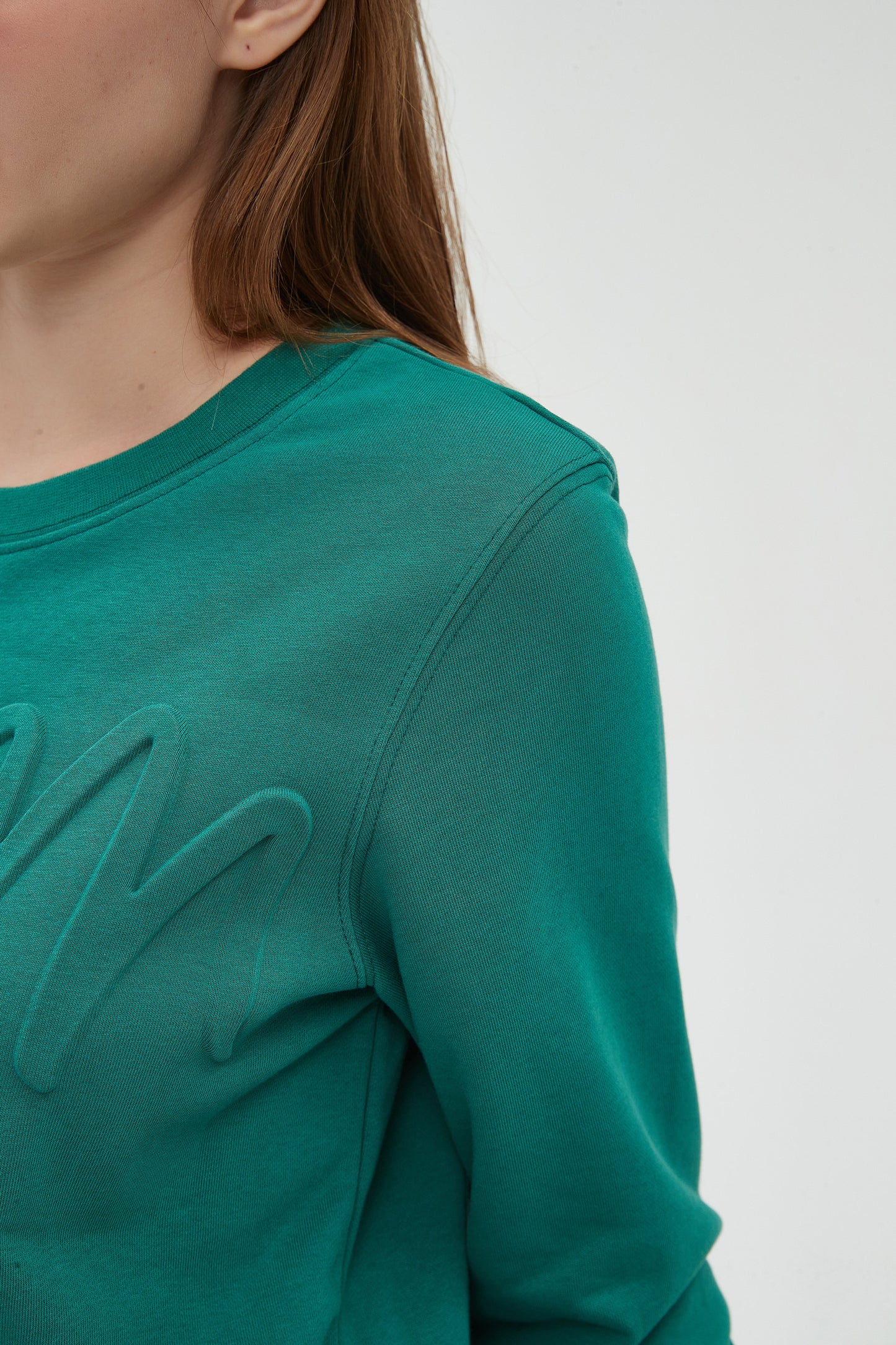 M LOGO PERFECT SWEATSHIRT - HUNTER GREEN
