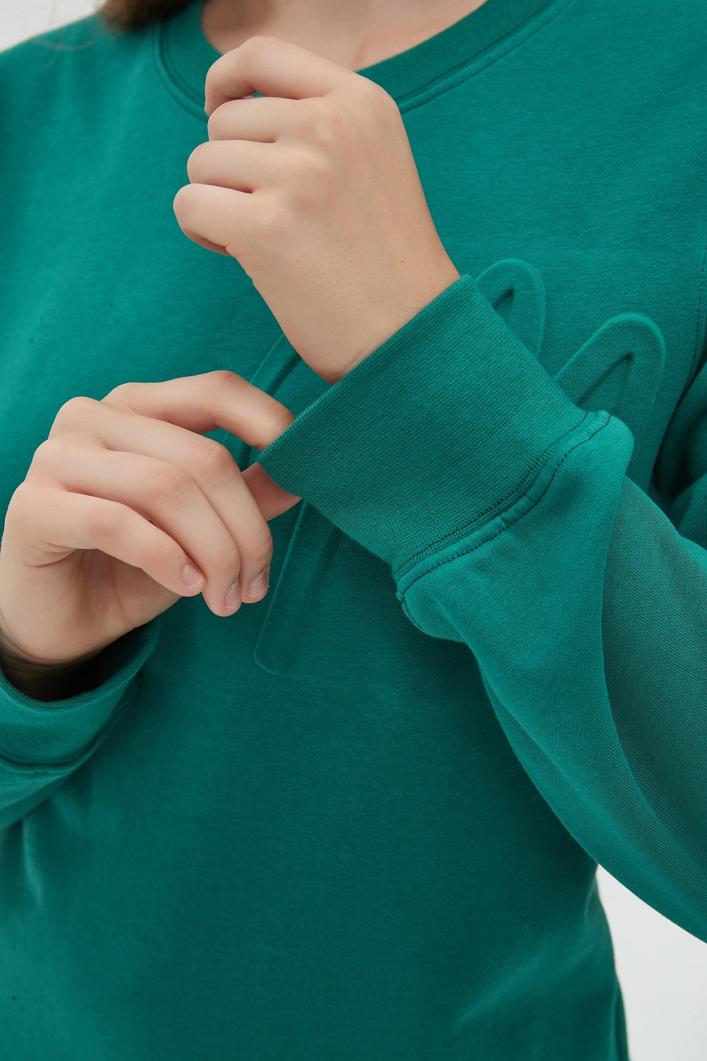 M LOGO PERFECT SWEATSHIRT - HUNTER GREEN