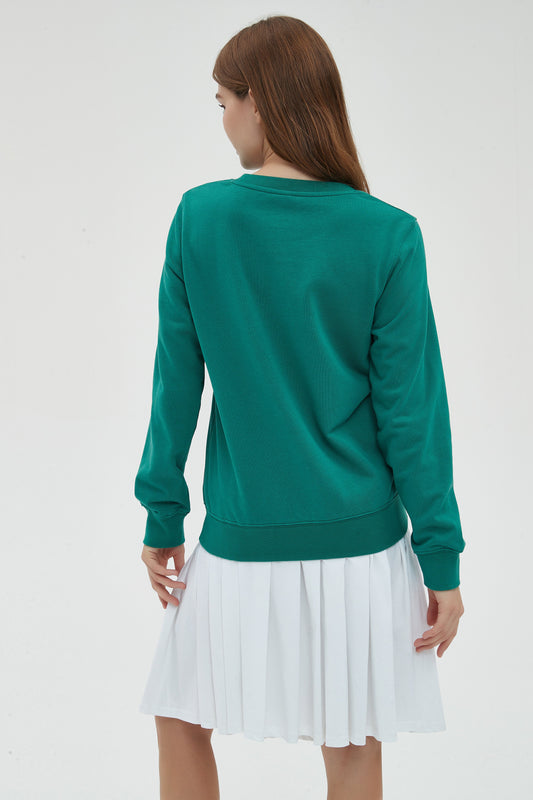 M LOGO PERFECT SWEATSHIRT - HUNTER GREEN