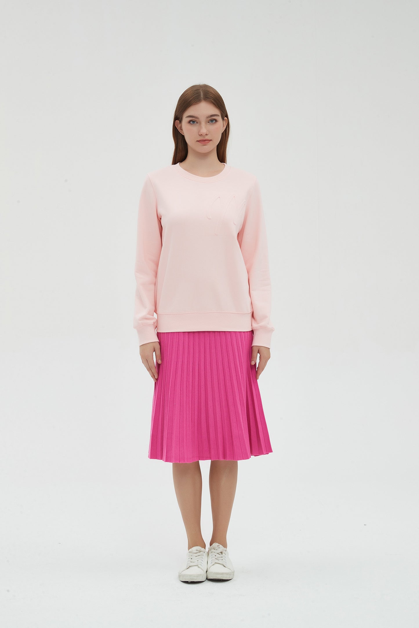 M LOGO PERFECT SWEATSHIRT - MM PINK