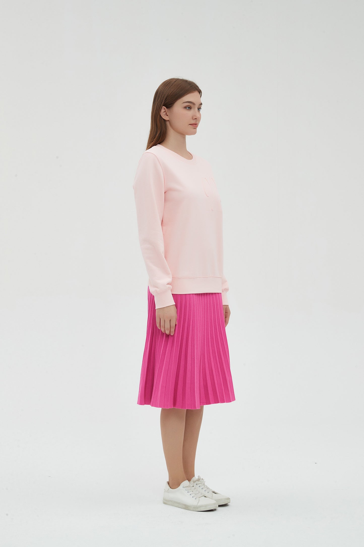M LOGO PERFECT SWEATSHIRT - MM PINK