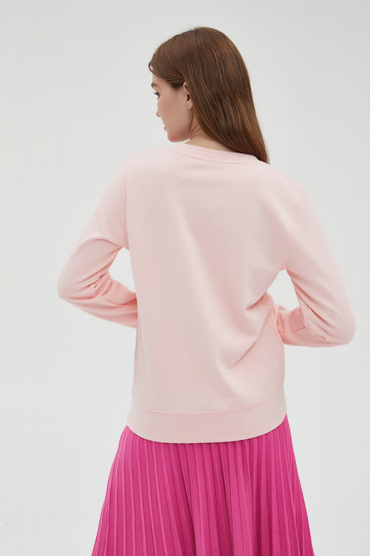 M LOGO PERFECT SWEATSHIRT - MM PINK