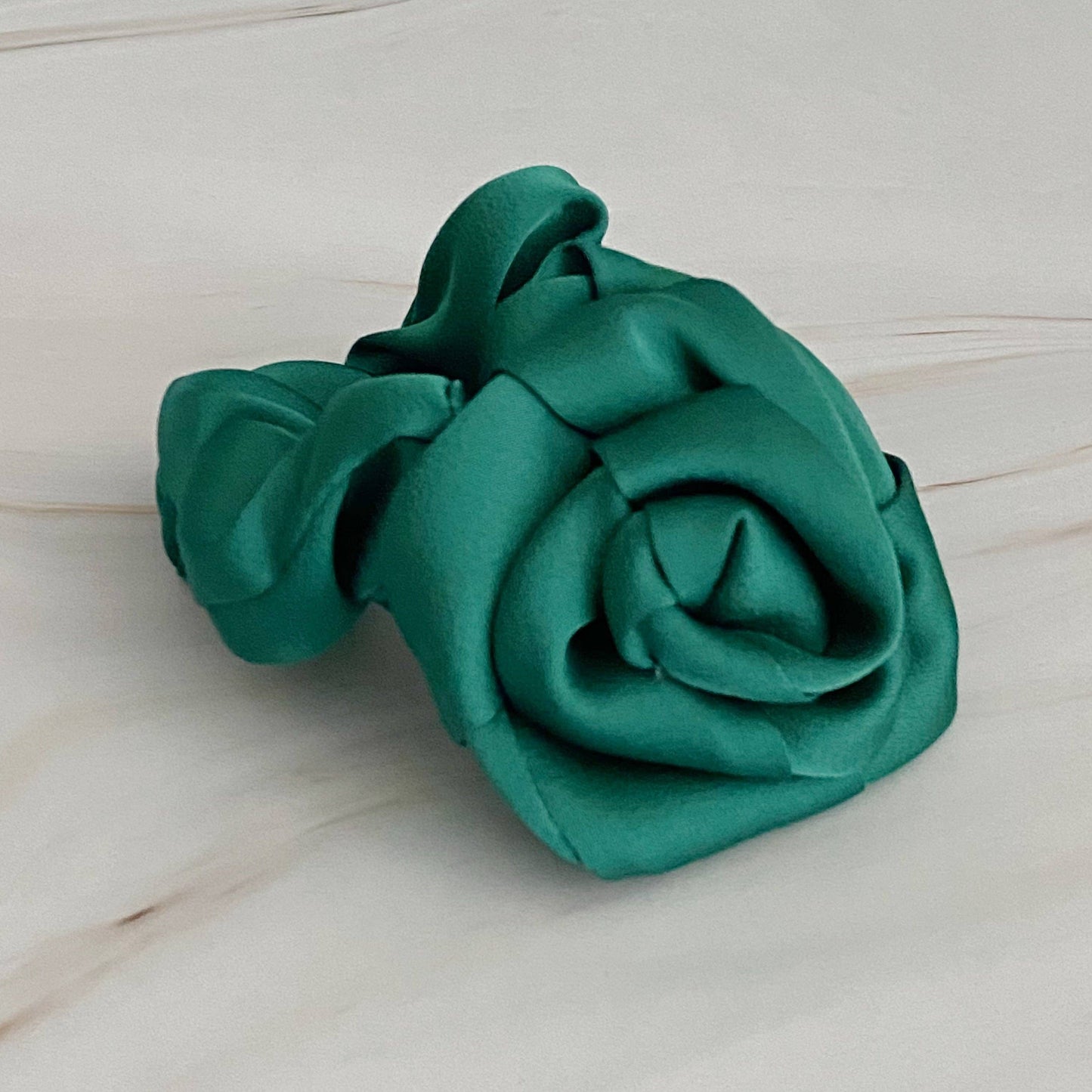 Art Of Work Satin Rose Scrunchie: Rouge Rose