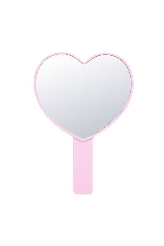 Beauty Creations DC-H2 Pink Heart Handheld Mirror - 6pc