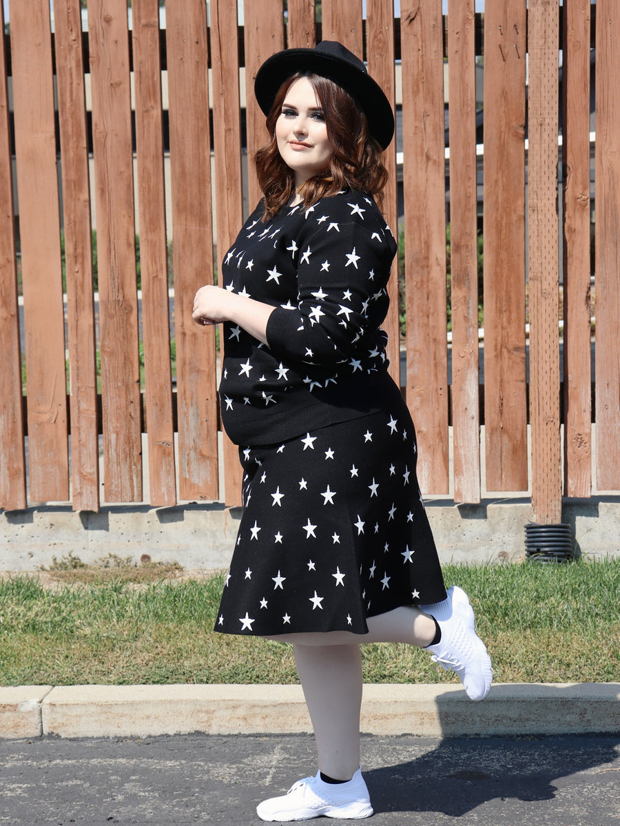 MM PURPLE LABEL - YR RND BLACK & WHITE STARS