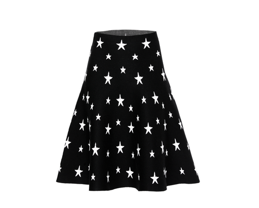 MM PURPLE LABEL - YR RND BLACK & WHITE STARS (PLUS SIZE)