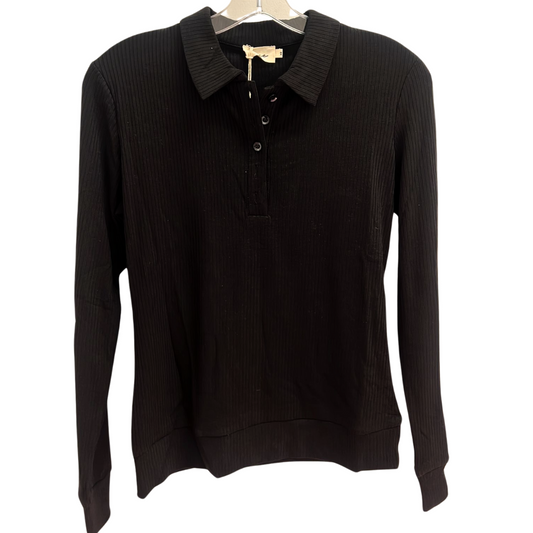 LONG SLEEVE POLO RIBBED TSHIRT