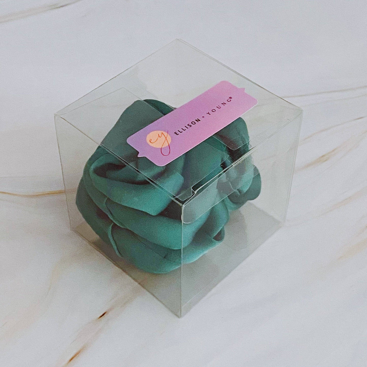 Art Of Work Satin Rose Scrunchie: Rouge Rose