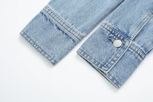 MAXI DENIM JACKET DRESS