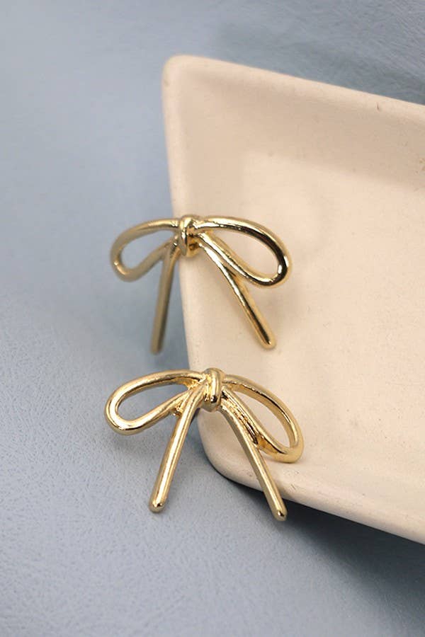CHIC BOW EARRING | 80E2380