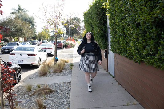 MM PURPLE LABEL - YR RND HOUNDSTOOTH 2.0 (PLUS SIZE)