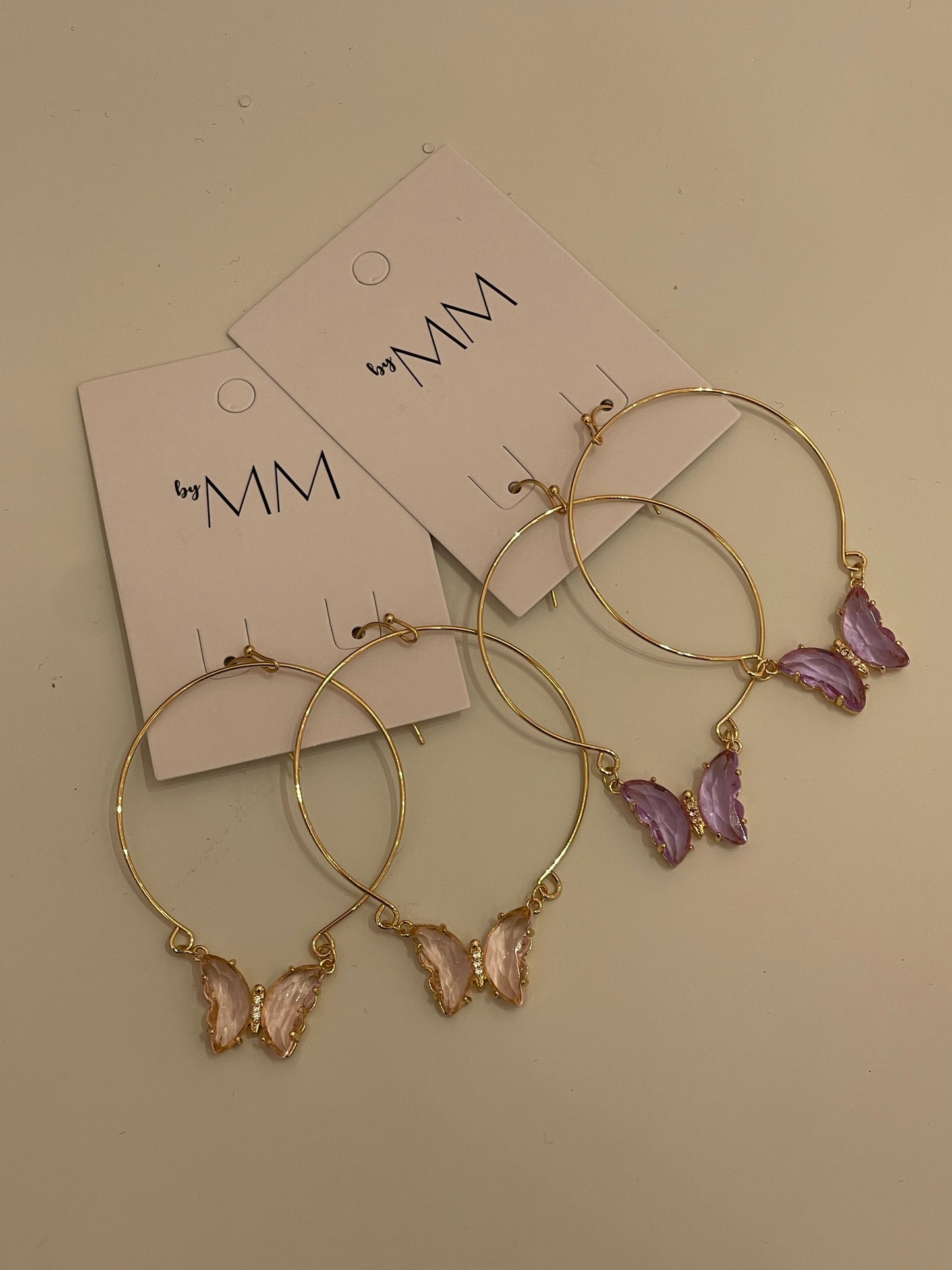 Crystal Butterfly earring