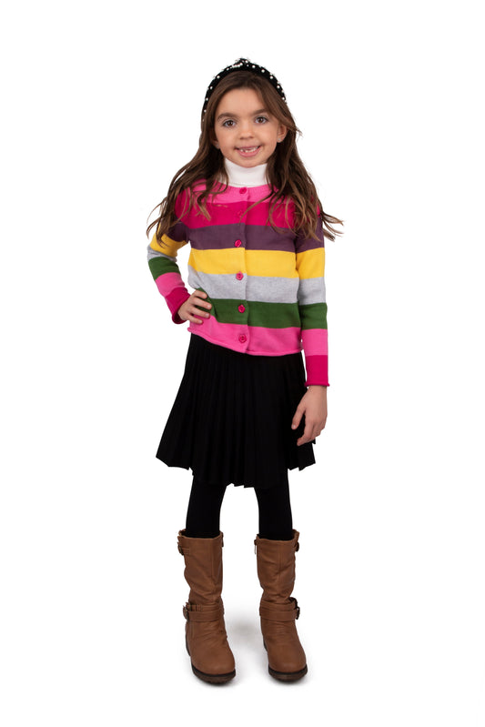 MM JR PLEATED SKIRT - BLACK