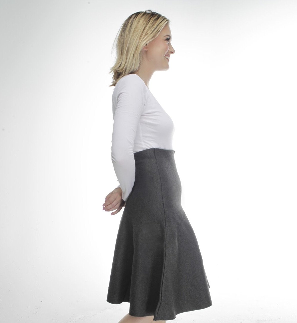 Amazing MM Skirt - YEAR ROUND CHARCOAL GREY