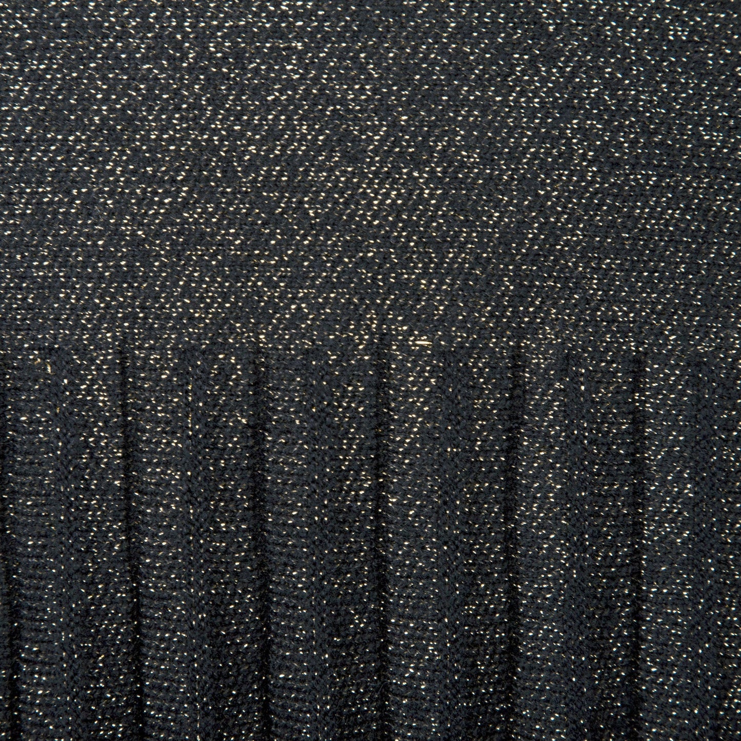 MM PLEATED SKIRT - LUREX BLACK GOLD