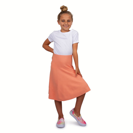 MM JR SUMMER SKIRT - NEON ORANGE