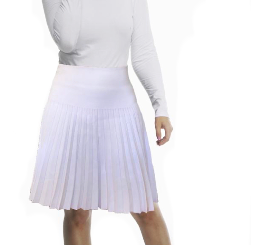 MM YEAR ROUND PLEATED - WHITE