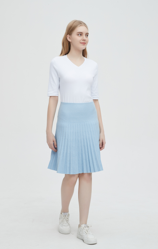 MM YEAR ROUND PLEATED - ICE BLUE