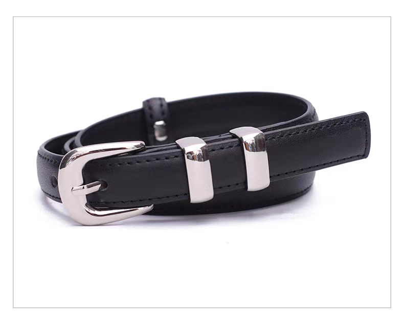 SILVER BUCKLE BELT