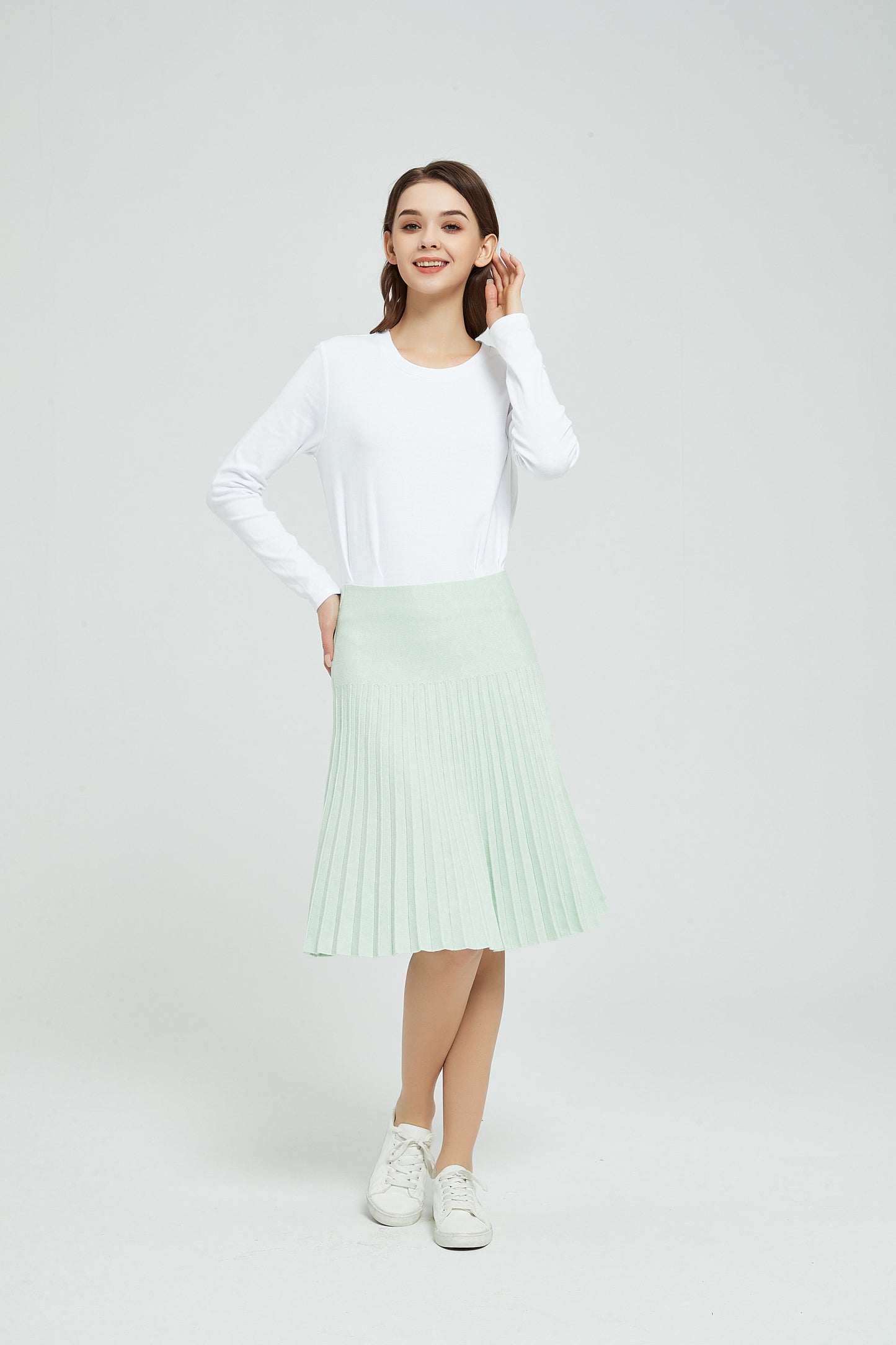 MM YEAR ROUND PLEATED -  LIGHT MINT