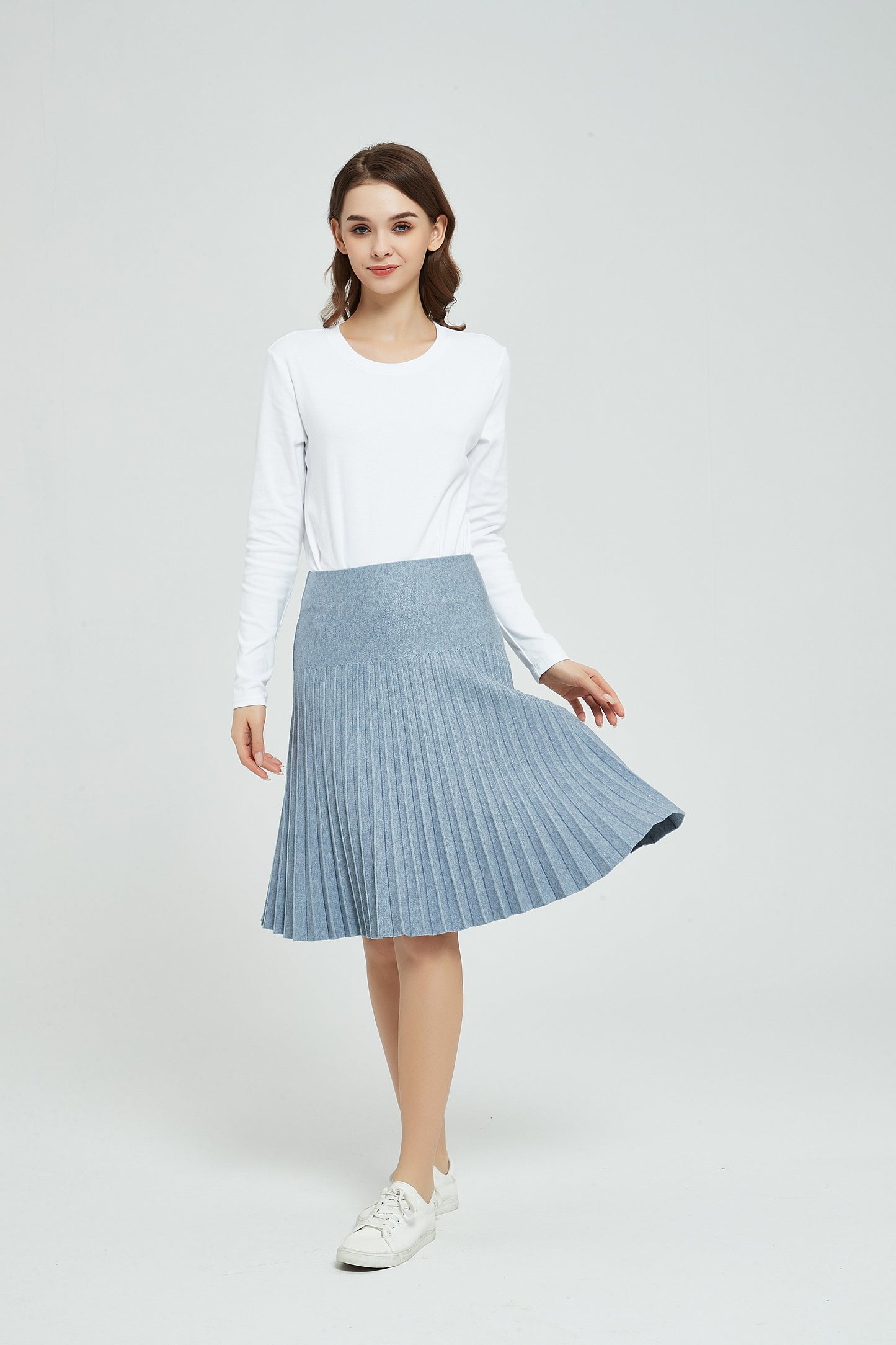 MM YEAR ROUND PLEATED - VINTAGE DENIM WASH