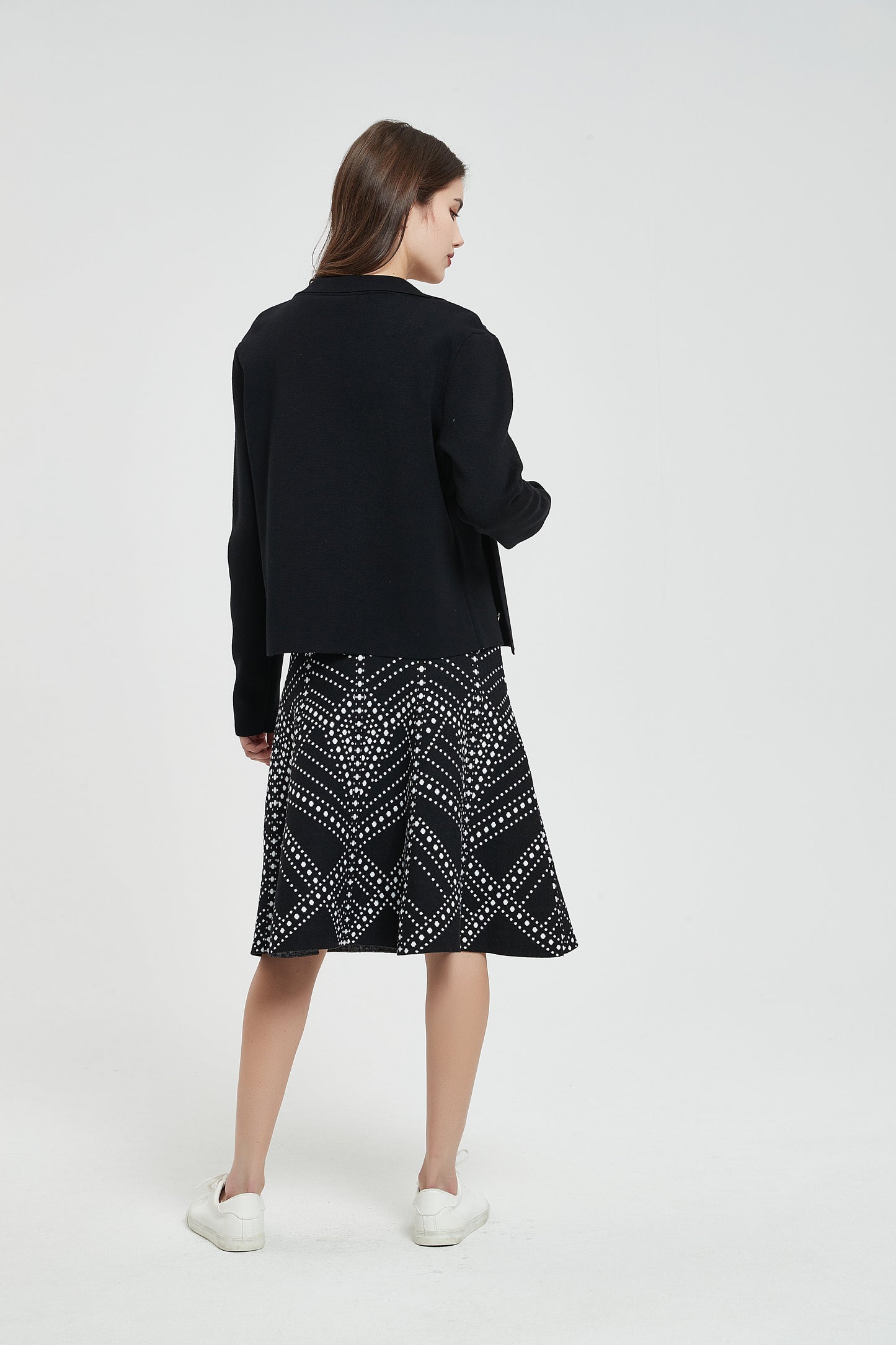 MM KNIT DOUBLE BREASTED BLAZER
