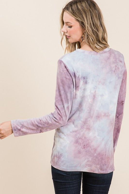 TIE DYE WRAP T