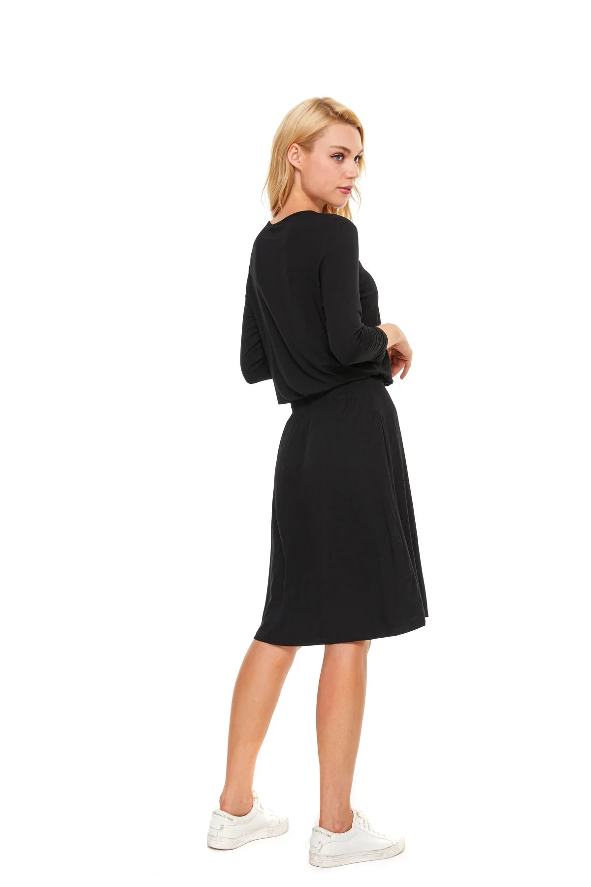 RK SMOCKED WAIST DRESS