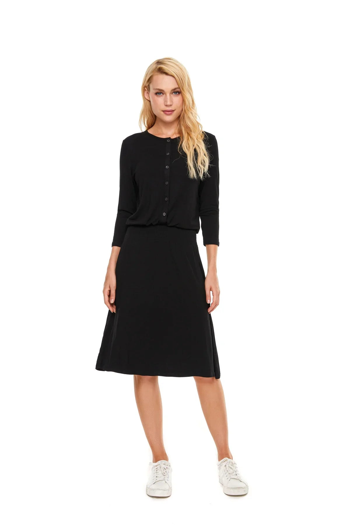 RK SMOCKED WAIST DRESS