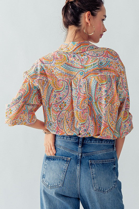 PAISLEY SWIRL SHIRT