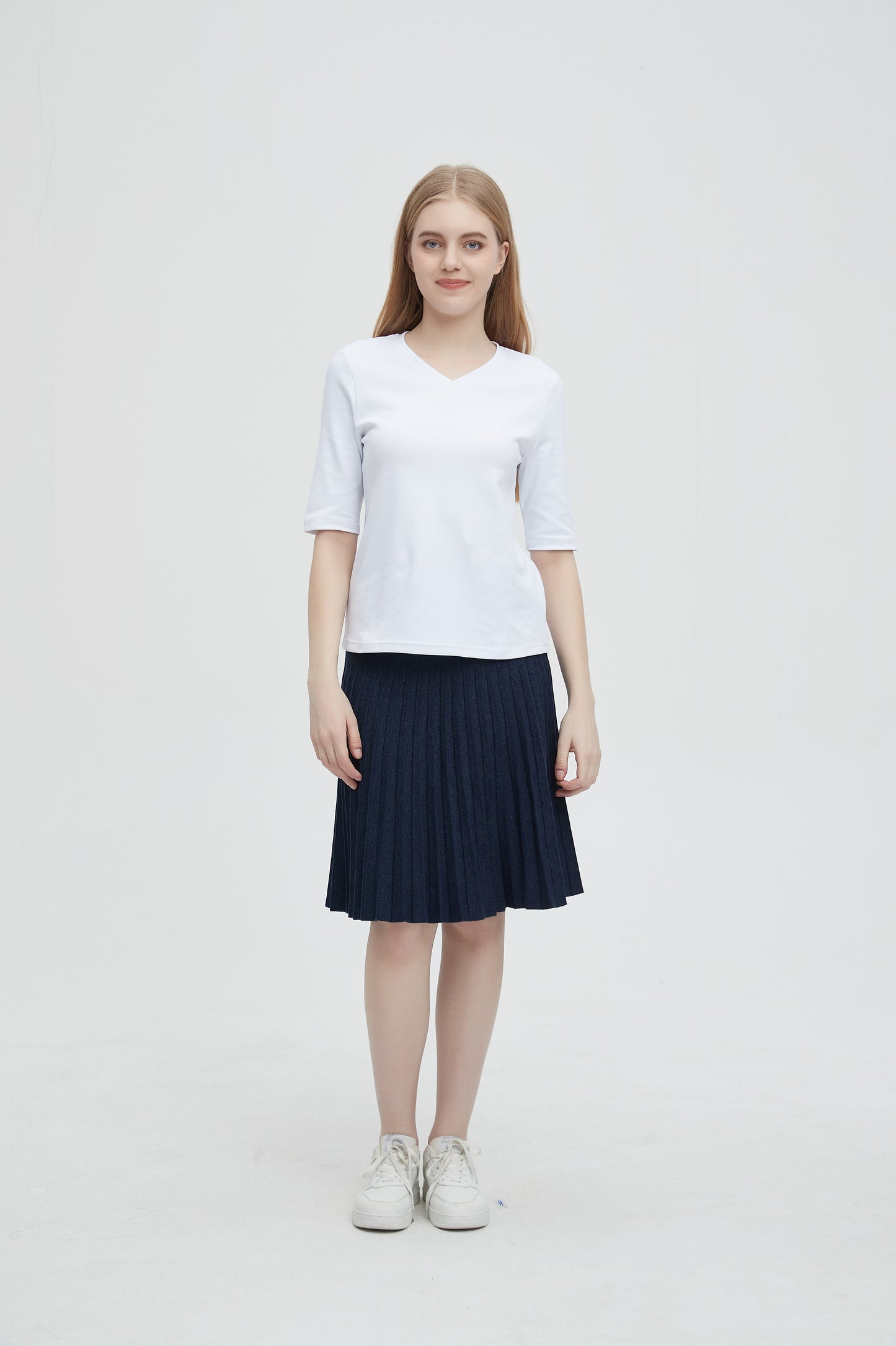 SENSE byMM COTTON V NECK T