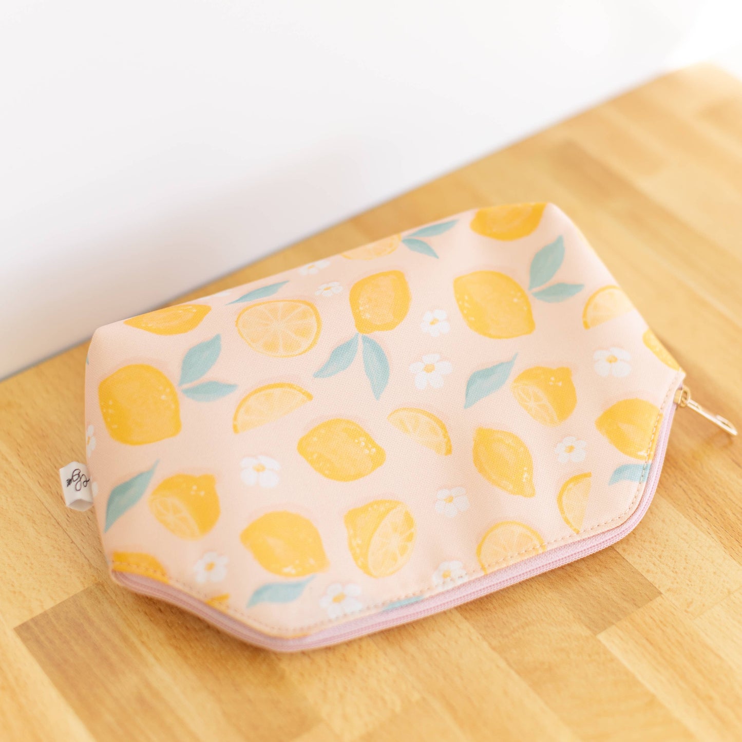 Painted Lemons Zipper Pouch