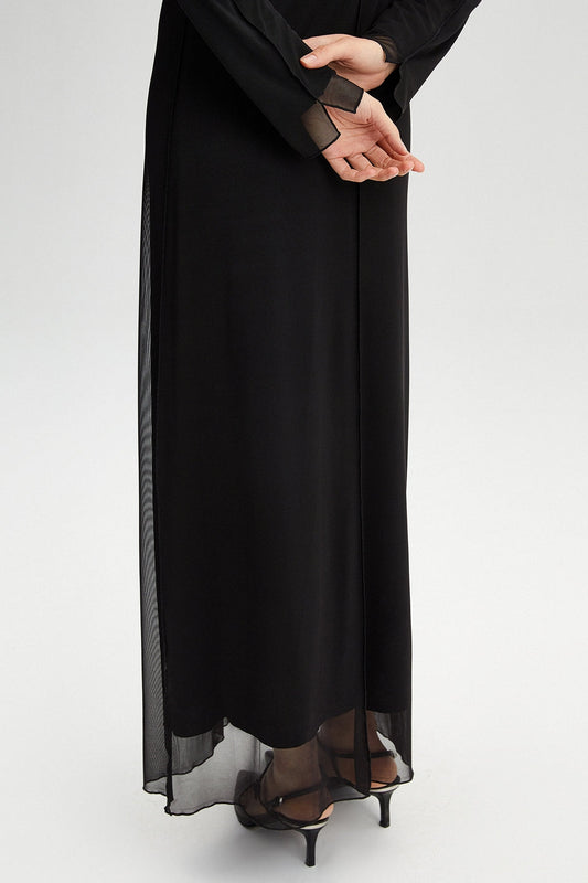 LINED TULLE DRESS