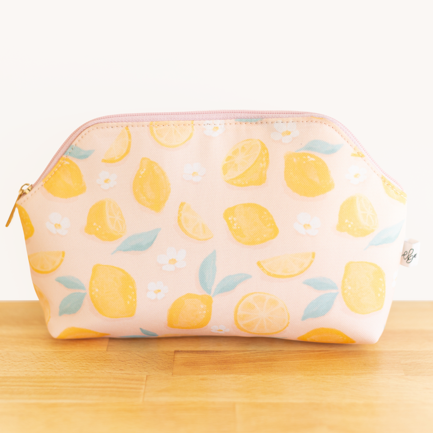Painted Lemons Zipper Pouch